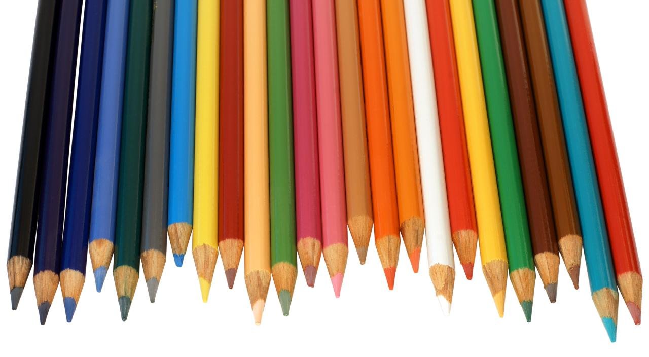 Colors Of Many Crayons Free Stock Photo - Public Domain Pictures