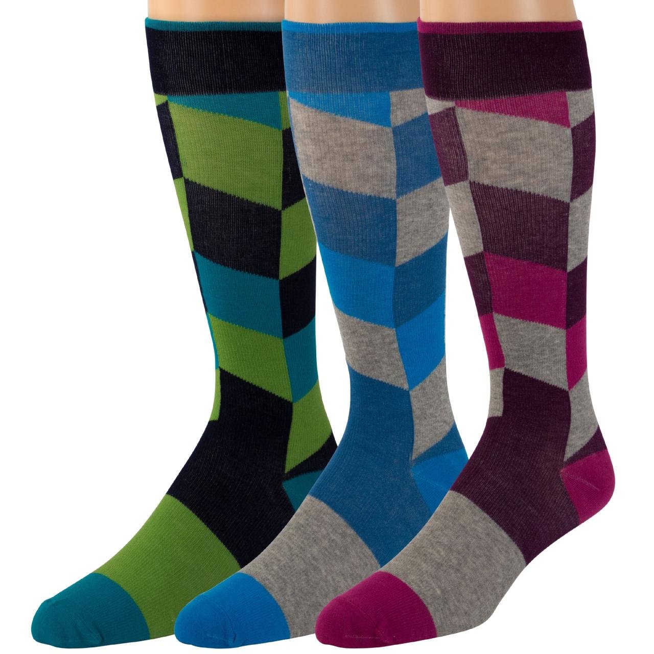 Compression Socks for Men and Women 3 Pack Graduated Support for ...